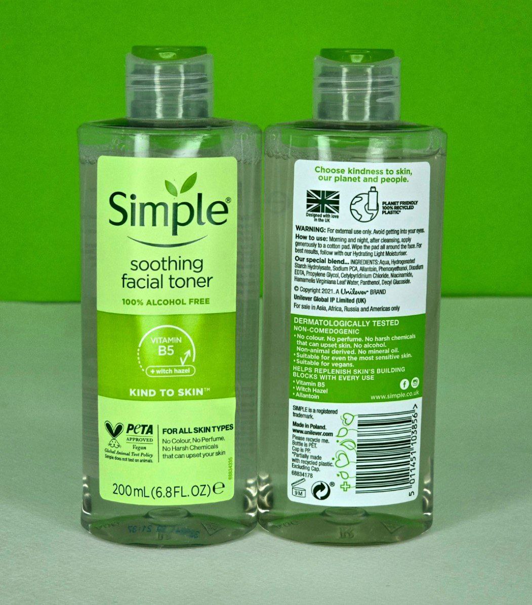 تونر سیمپل اورجینال kind to skin